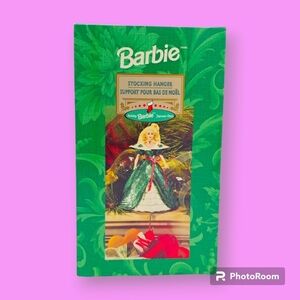 Vintage 1996 Hallmark Holiday Barbie Stocking Hanger